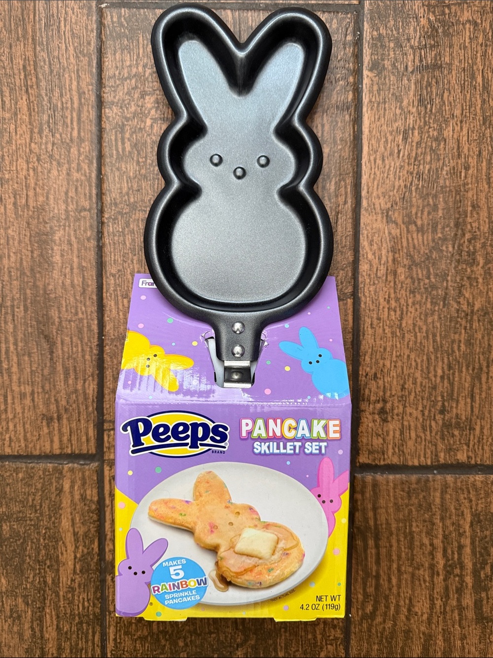 PEEPS® Bunny Rainbow Sprinkle Pancake Skillet Gift Set